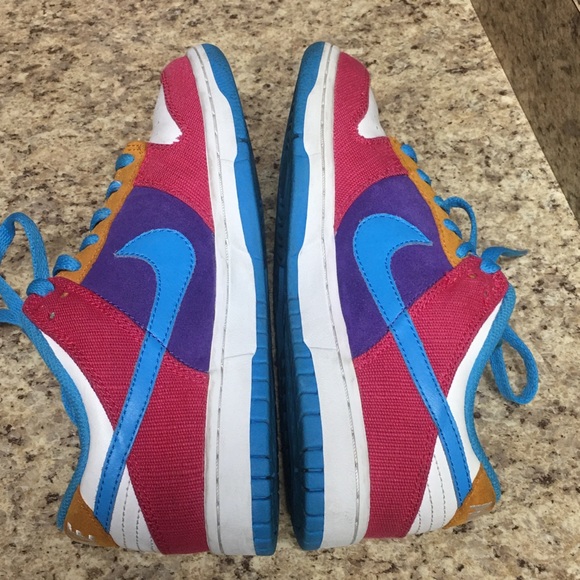 Nike Shoes | Nike Womens Magentablue Dunk Low 6 Size 8 | Poshmark